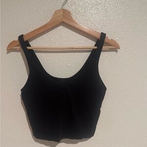 lululemon athletica Black Crop Top